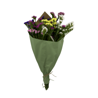 Ανθοδέσμη με οκτώ άνθη Αμάραντου διαφόρων χρωμάτων