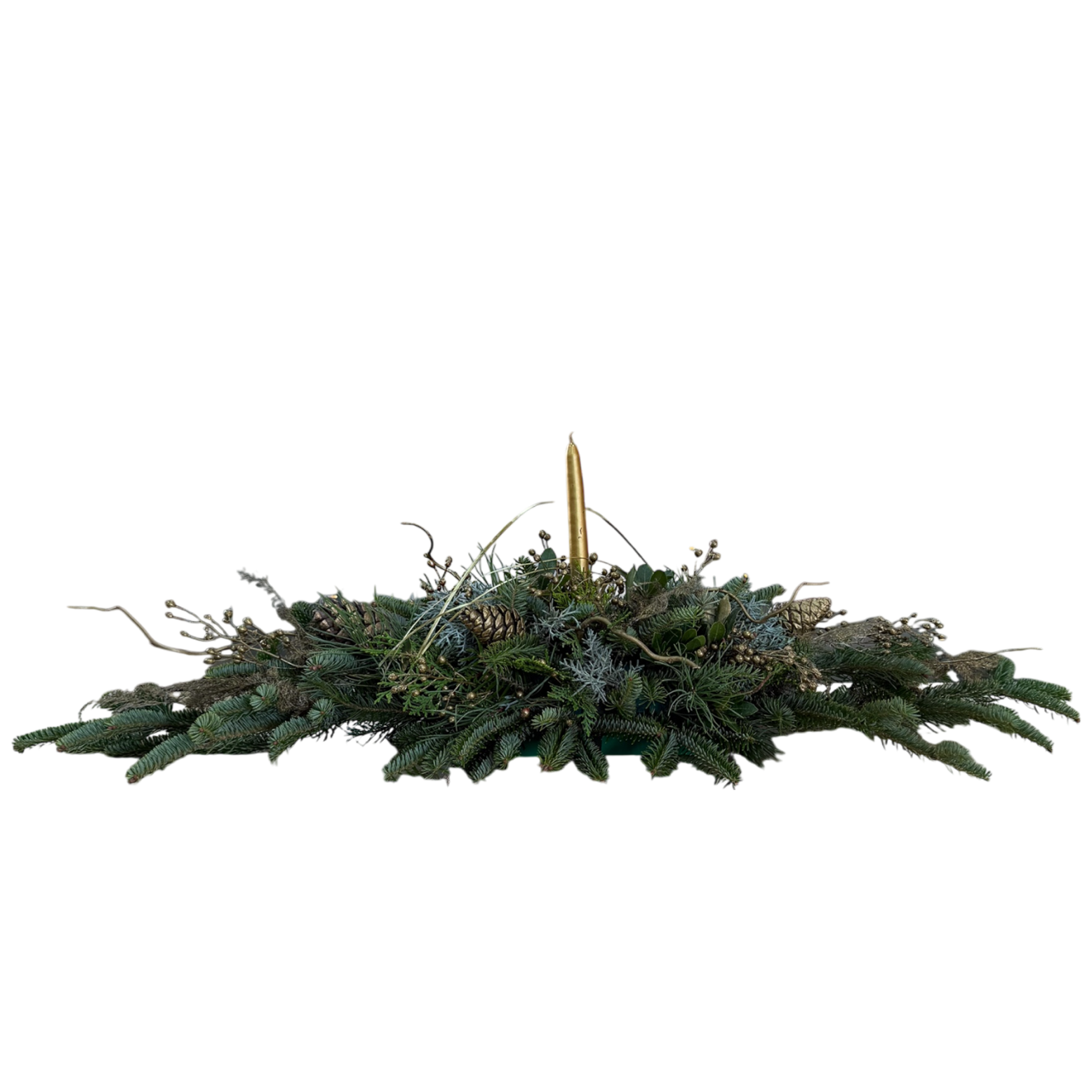 Χριστουγεννιάτικη Επιτραπέζια Σύνθεση Μακρόστενη – Μεγάλη